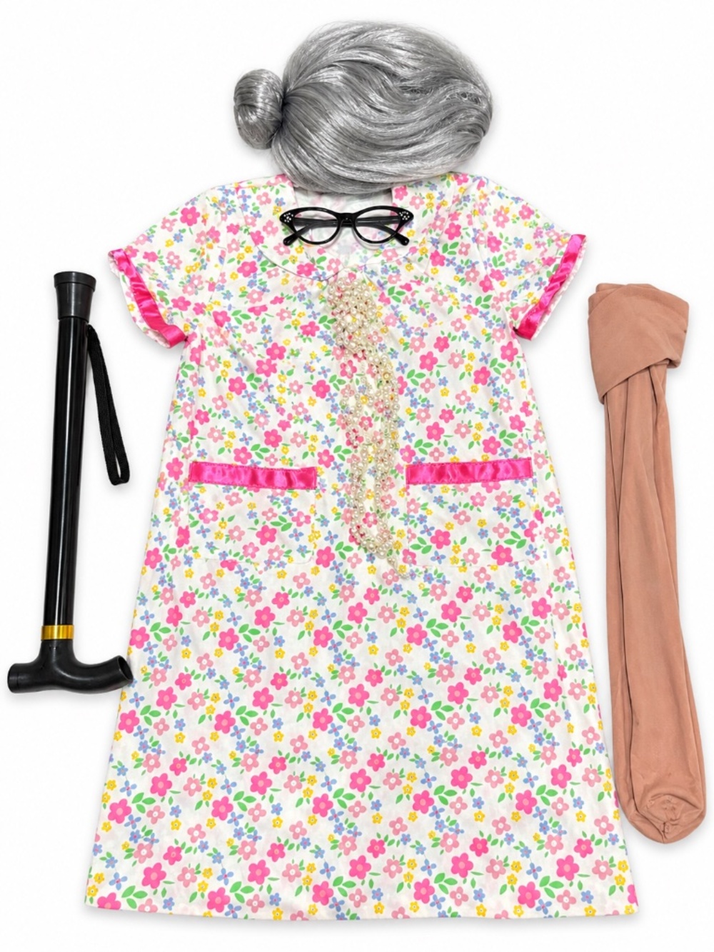 Grandma Old Lady Costume-100 Days of School-Halloween